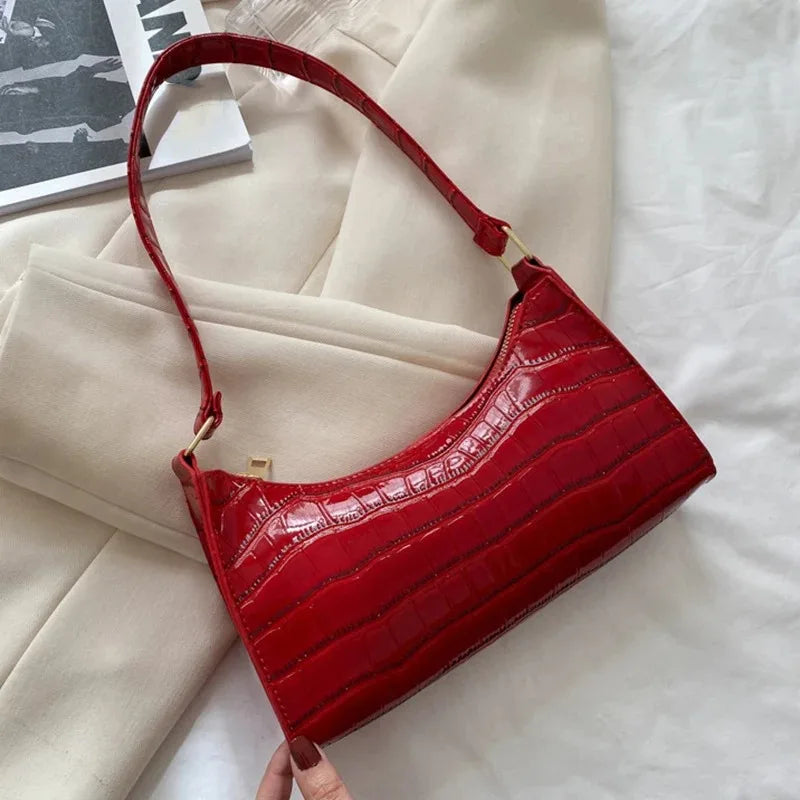 Nordspur | Soft PU Baguette Shoulder Bag