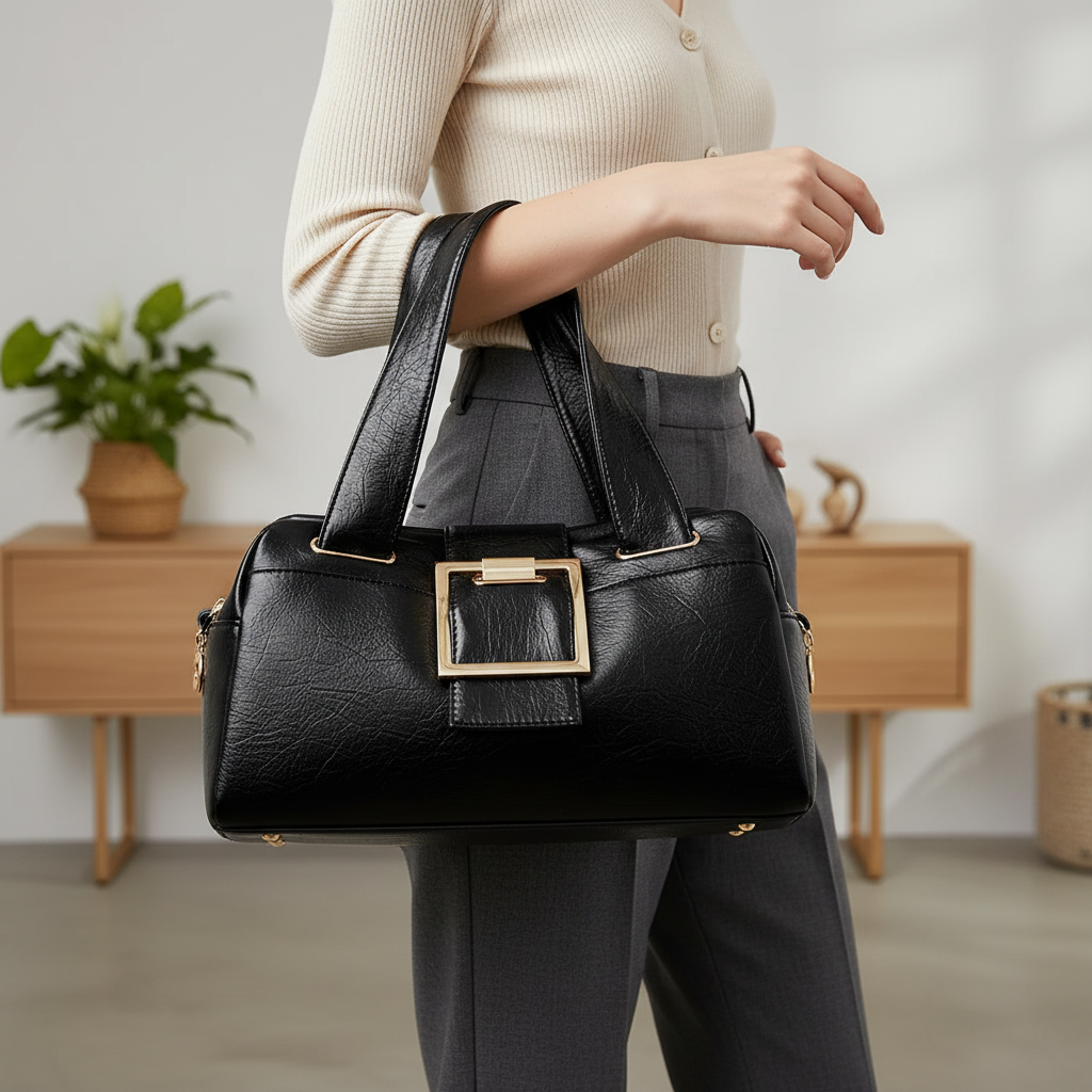 Nordspur | Soft Microfiber Leather Satchel
