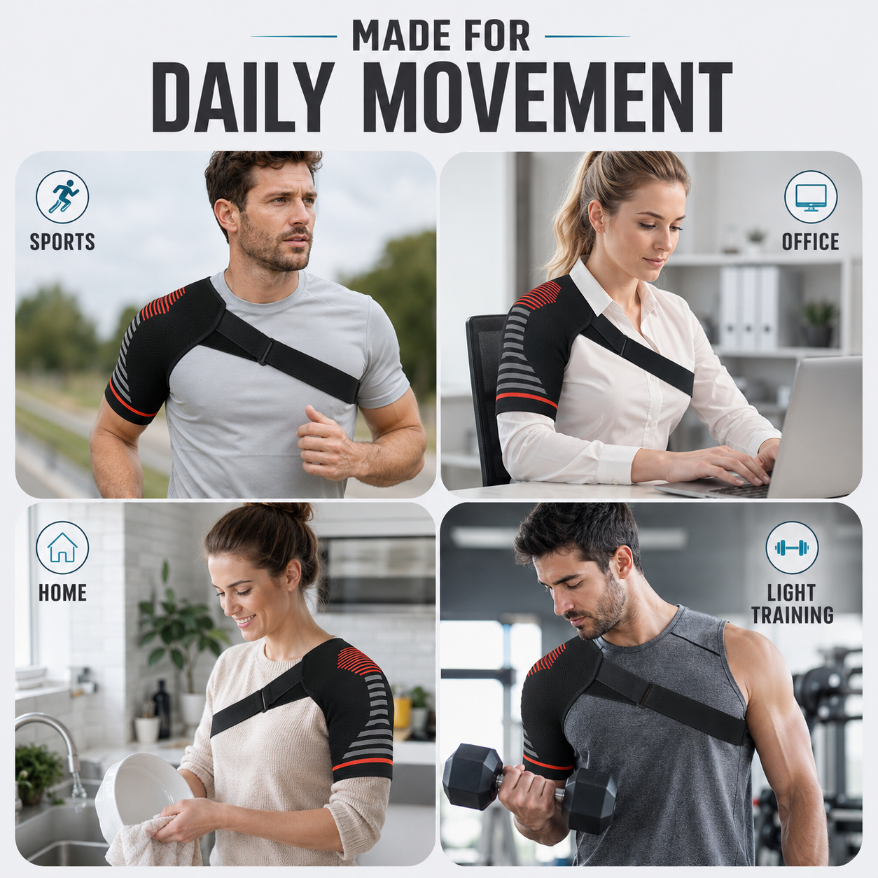 Nordspur | SolaceSleeve Compression Knit Shoulder Sleeve