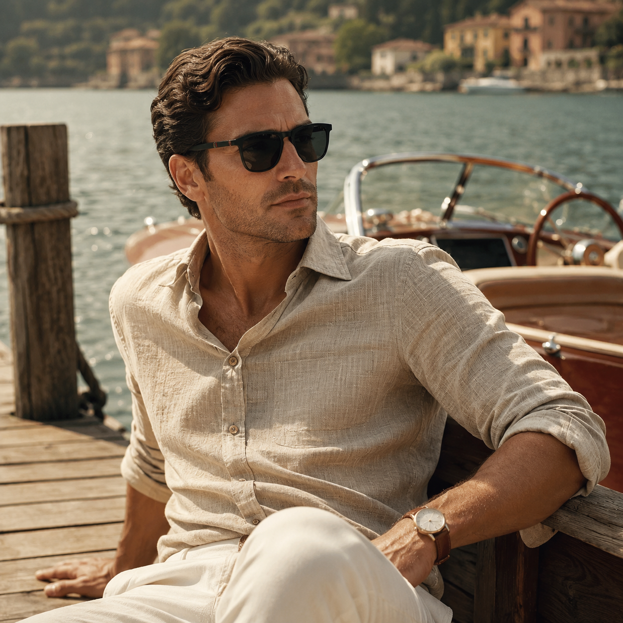 Nordspur | Solaquen Square Frame Polarised Driving Sunglasses