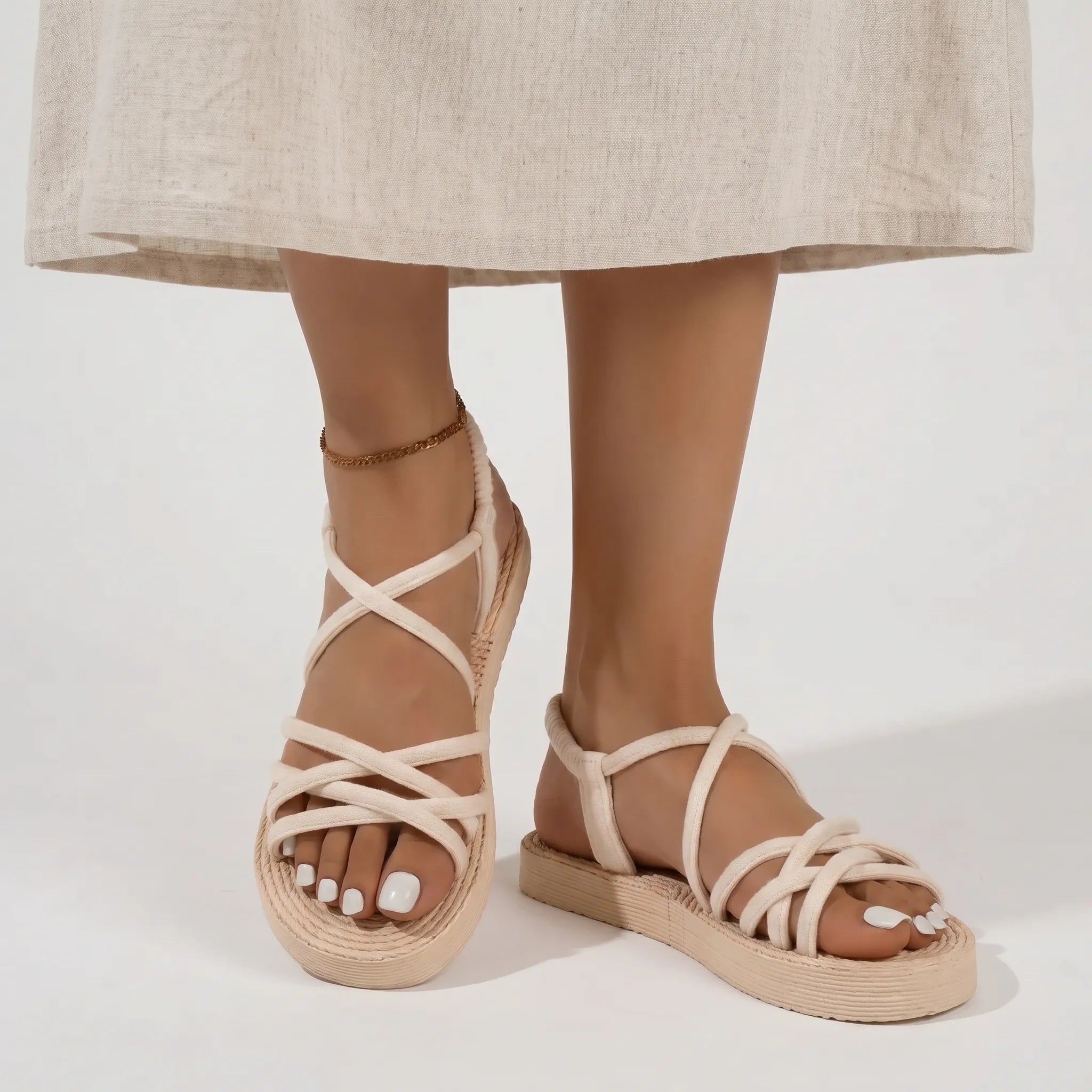 Nordspur | Solara Flat Strappy Summer Sandals