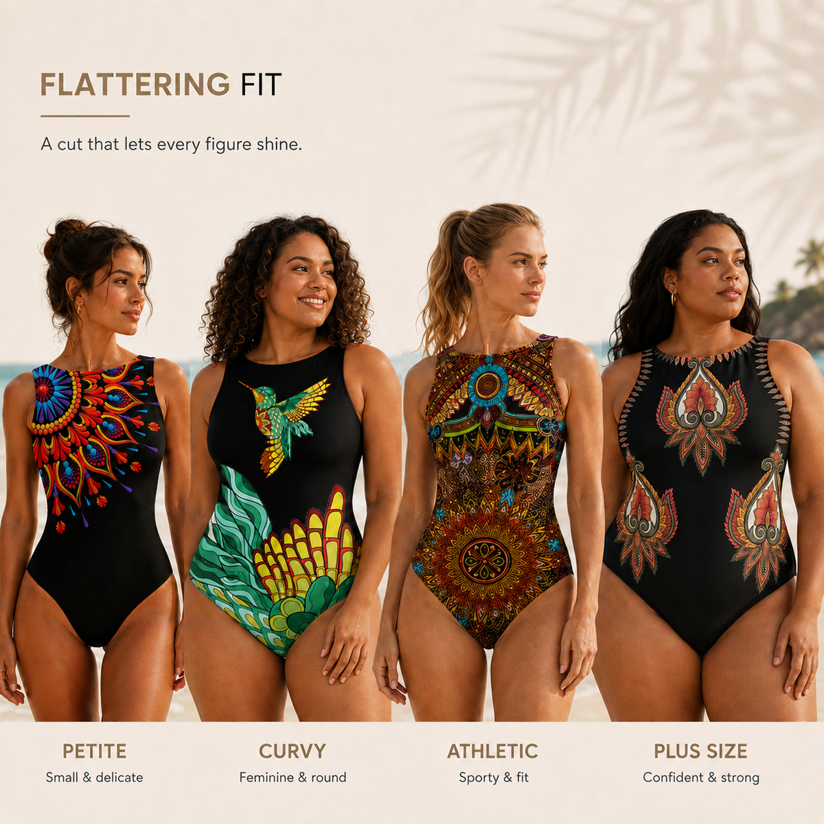 Nordspur | Solarys One Piece Printed Swimsuit