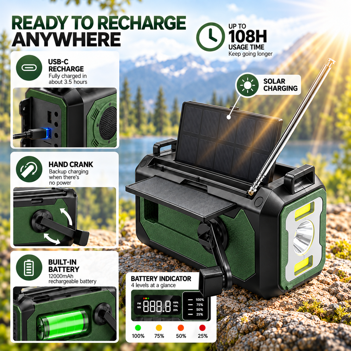 Nordspur | Solivox Portable Emergency Radio Unit