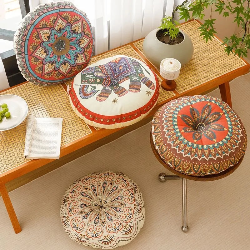 Nordspur | Solivra Round Bohemian Floor Cushion