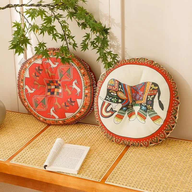 Nordspur | Solivra Round Bohemian Floor Cushion