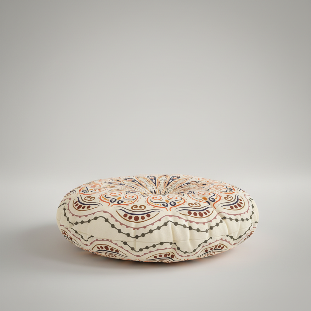 Nordspur | Solivra Round Bohemian Floor Cushion