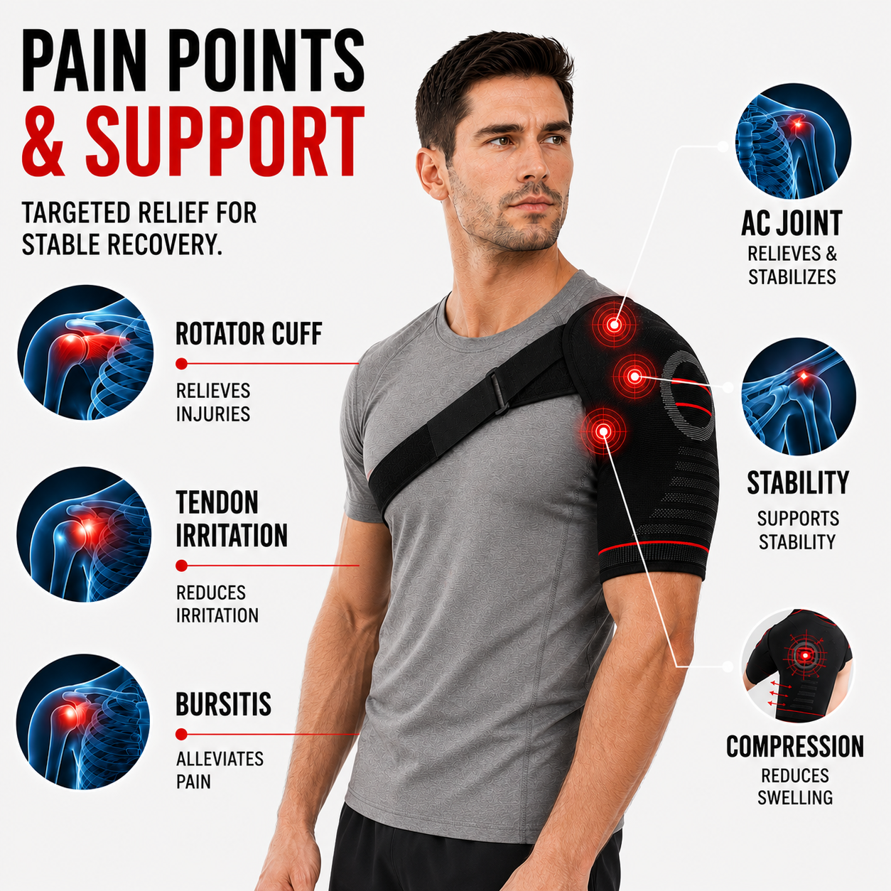 Nordspur | Sollara Adjustable Shoulder Brace