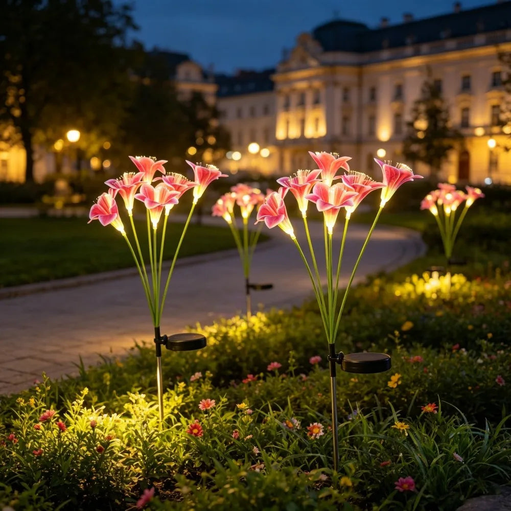 Nordspur | Solpetal Floral Shaped Solar Garden Stake Lights