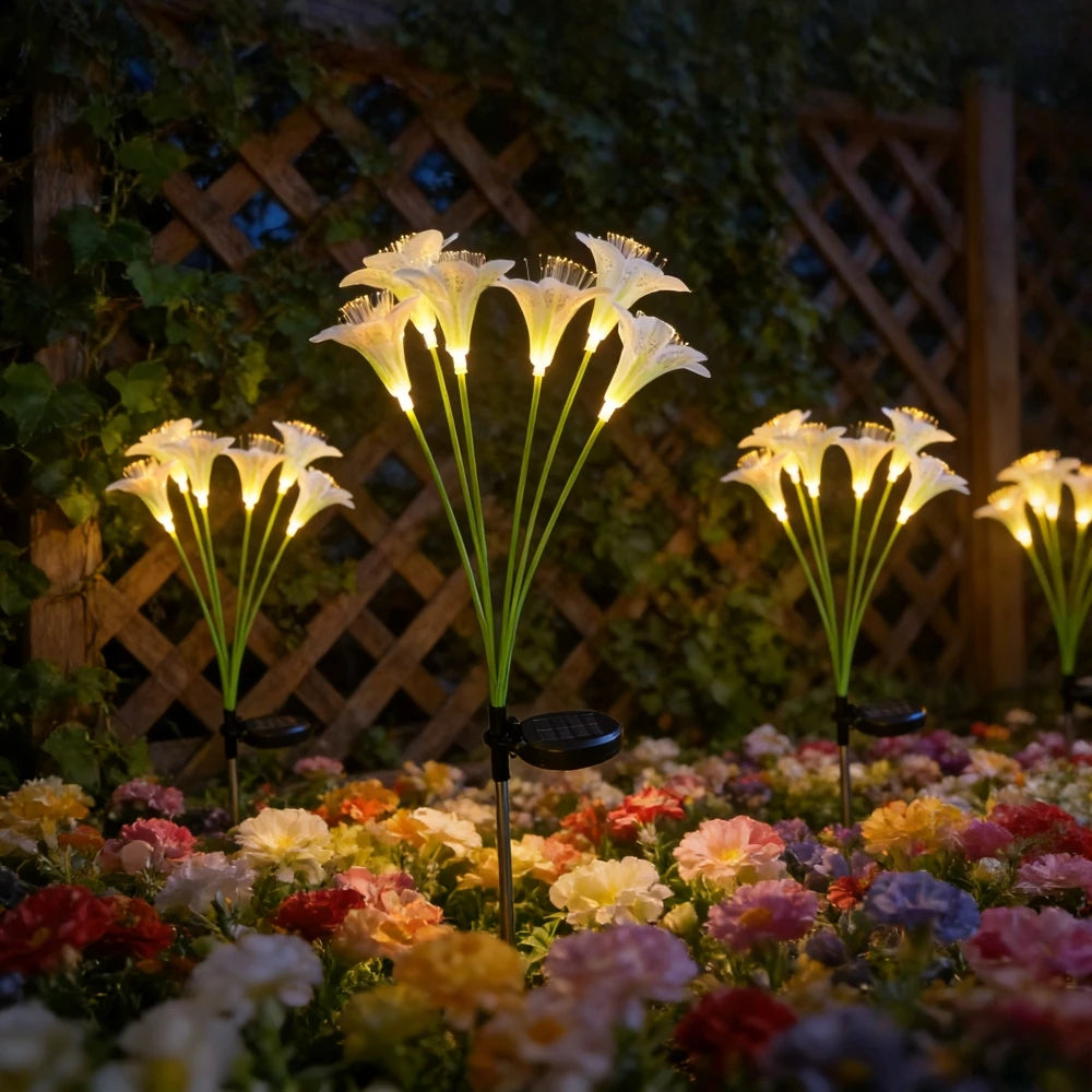 Nordspur | Solpetal Floral Shaped Solar Garden Stake Lights