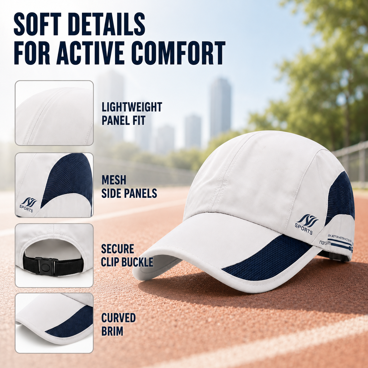 Nordspur | Solriva Adjustable Quick-Dry Sports Cap