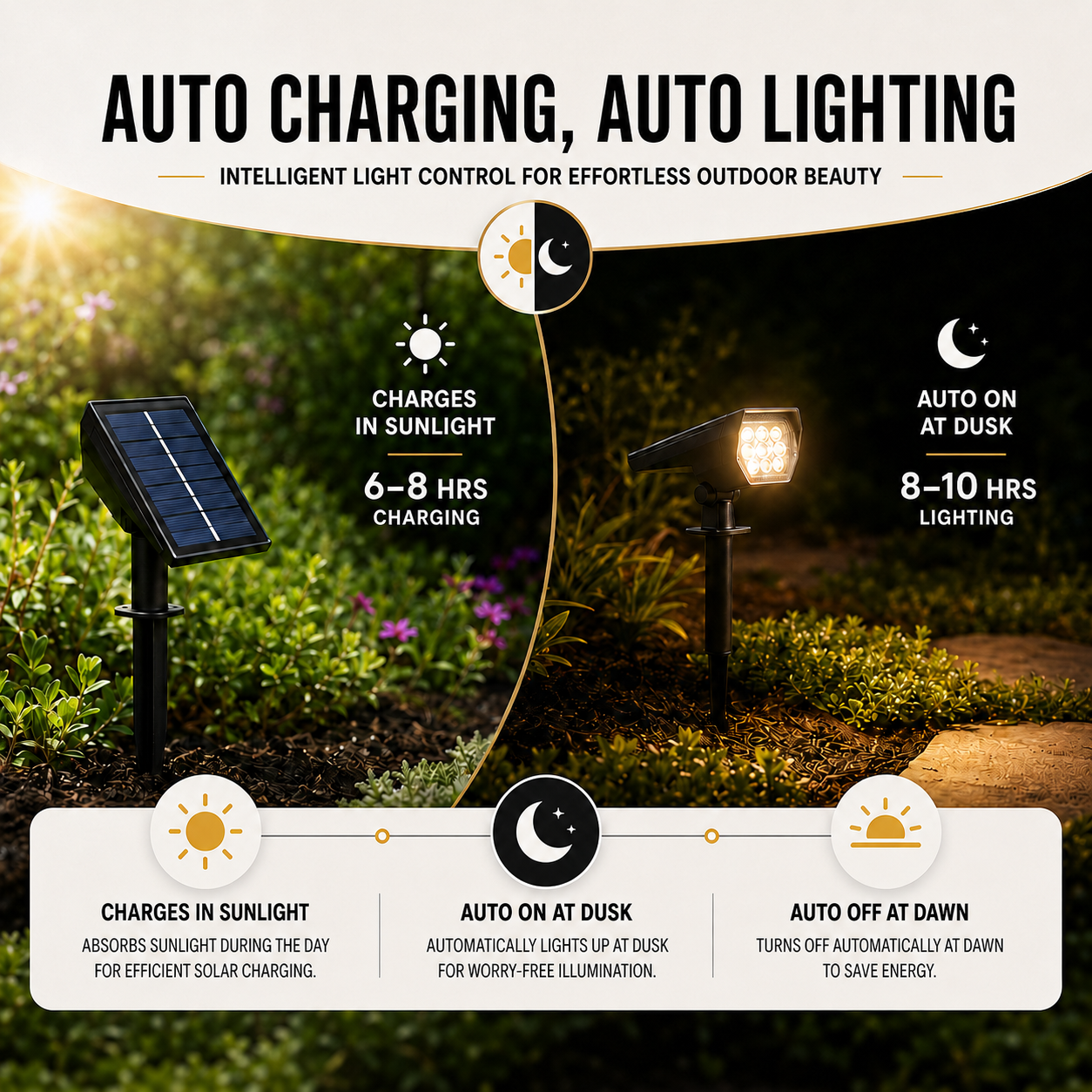 Nordspur | Soluxen Solar-Powered Outdoor Ground Spotlight