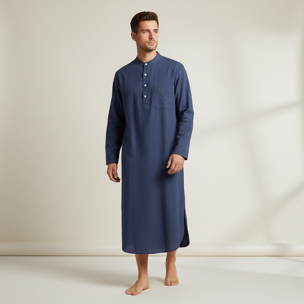 Nordspur | Somnaro Long Sleeve Button Front Nightgown