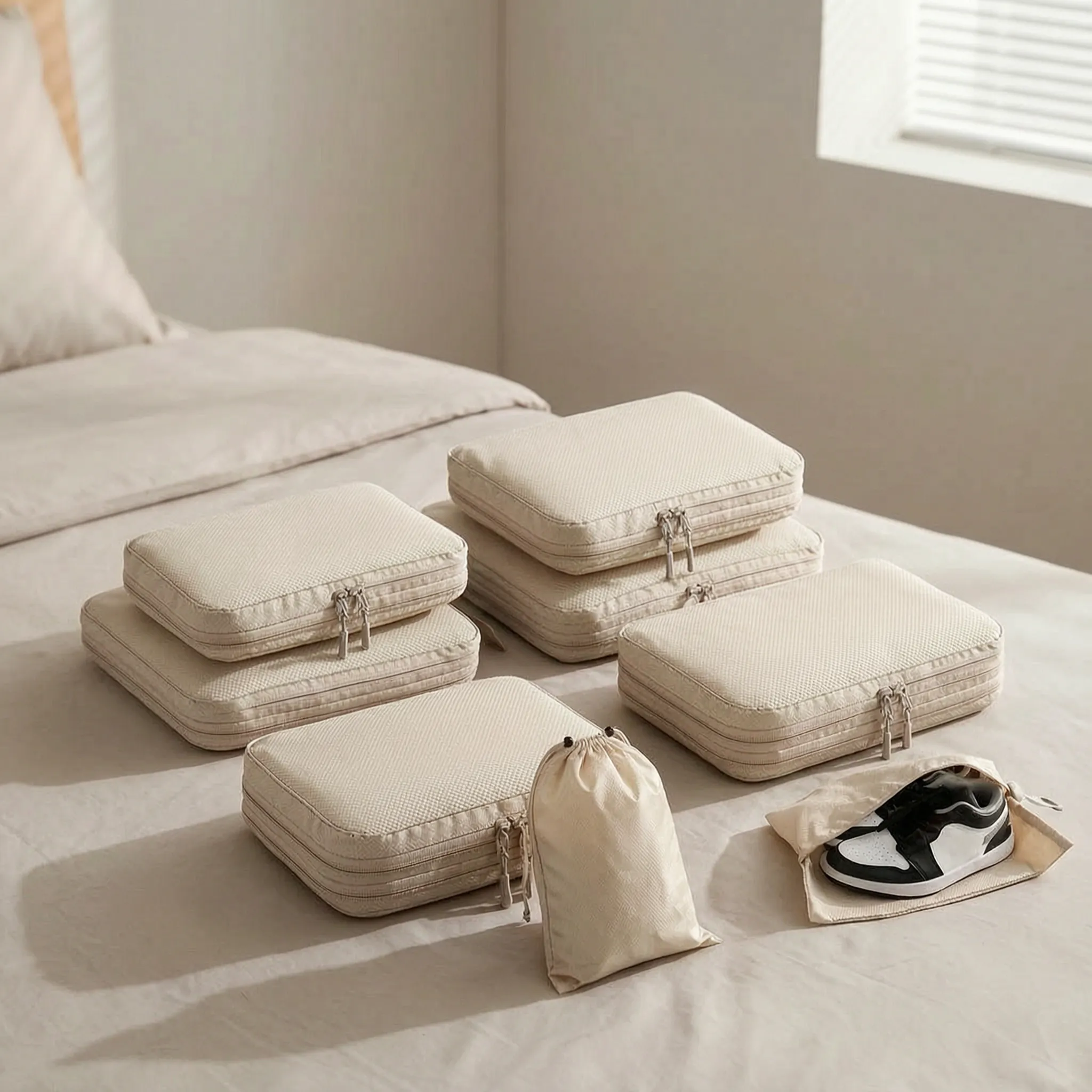 Nordspur | Sortify Compressible Travel Luggage Organiser Set