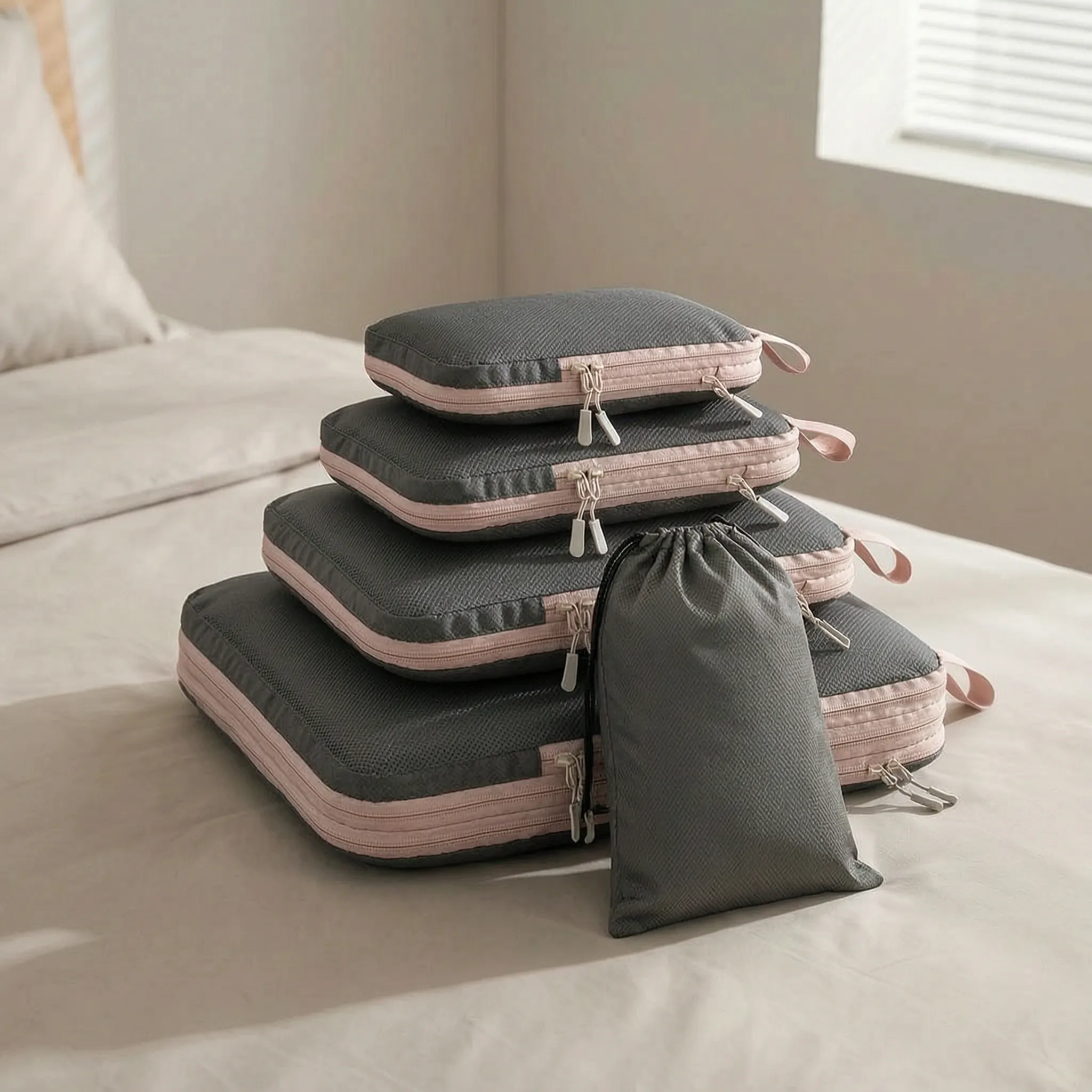 Nordspur | Sortify Compressible Travel Luggage Organiser Set