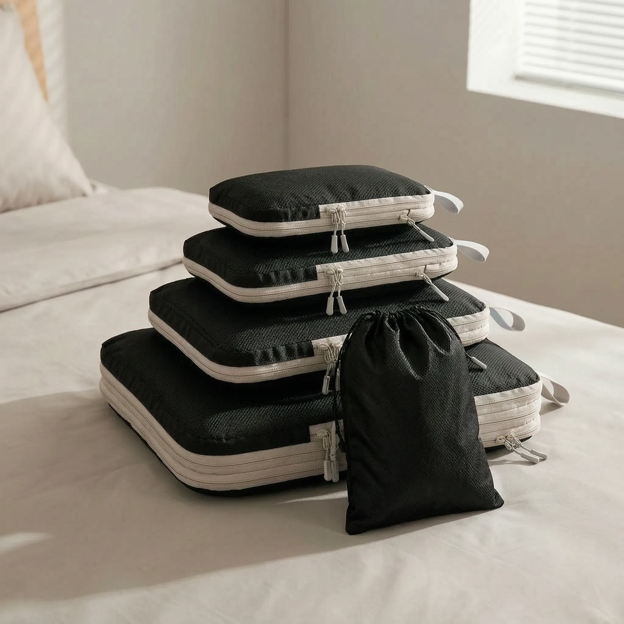 Nordspur | Sortify Compressible Travel Luggage Organiser Set