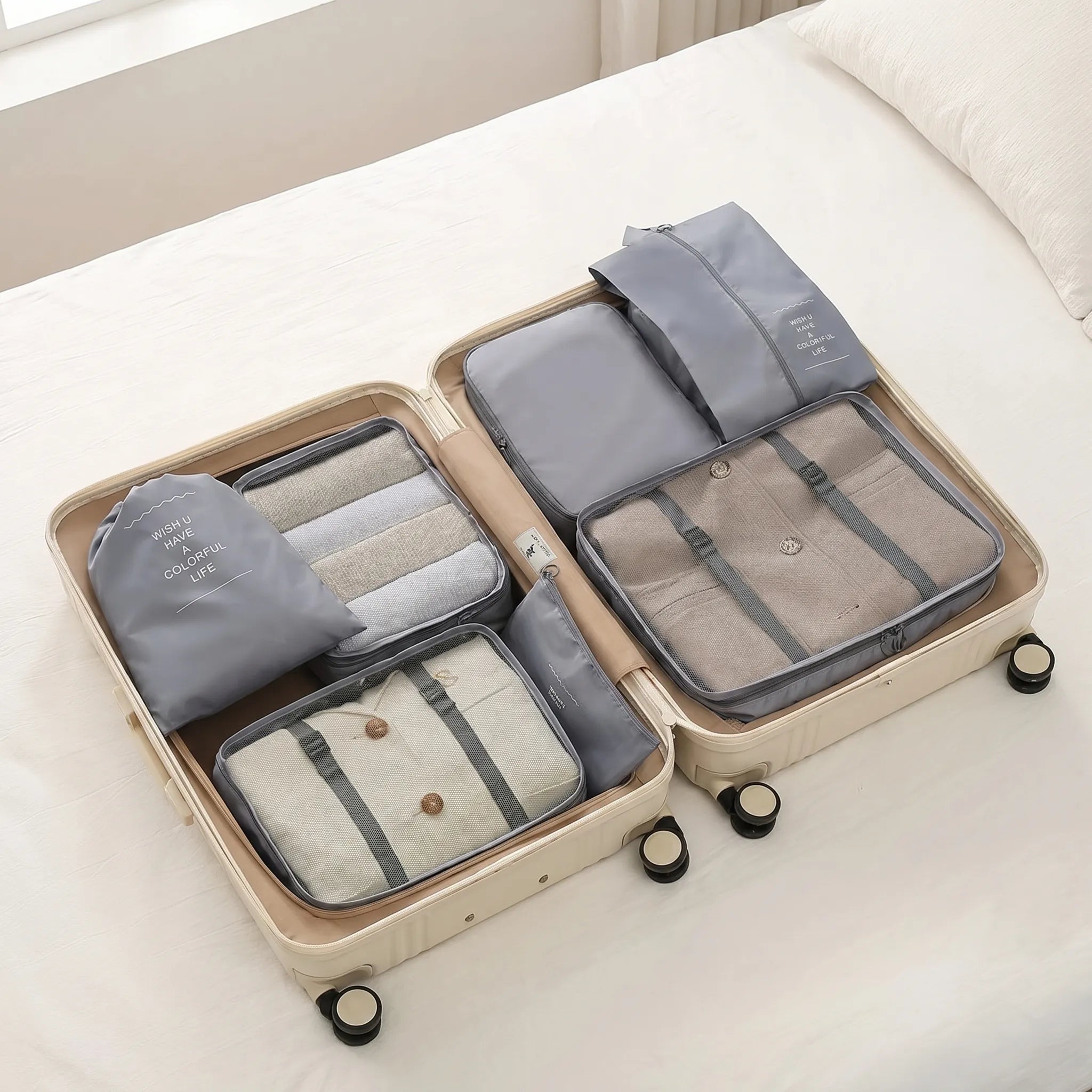 Nordspur | Sortivo Seven-Piece Travel Organiser Set