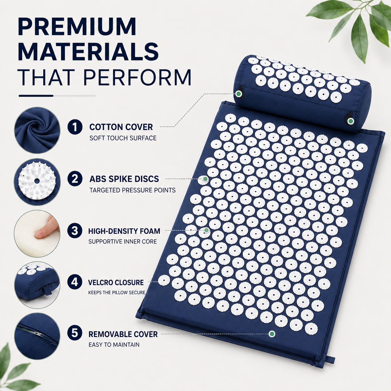 Nordspur | Spikelyn Acupressure Therapy Mat Set