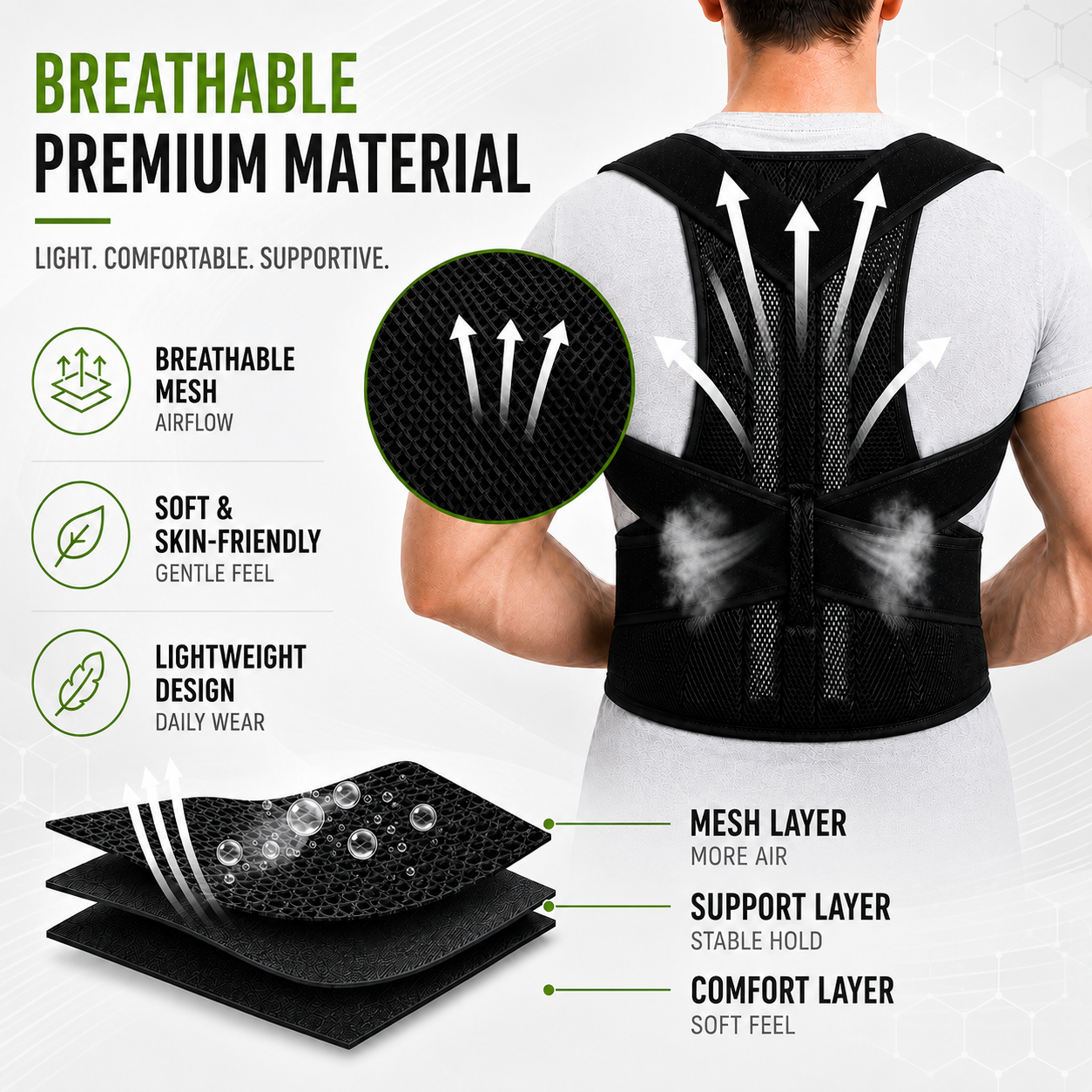 Nordspur | Spinalynx Adjustable One Piece Back Brace