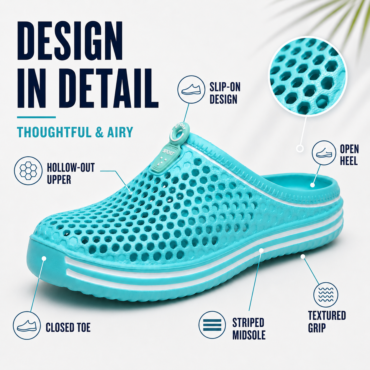 Nordspur | Splashco Hollow-Out Slip-On Water Sandal