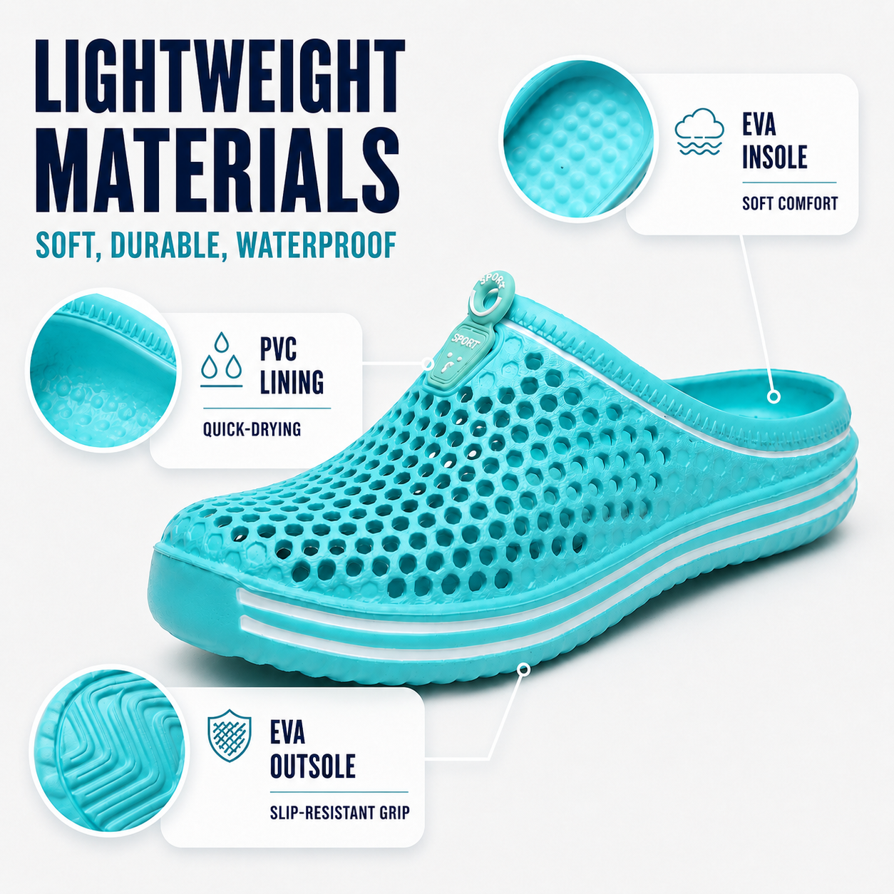 Nordspur | Splashco Hollow-Out Slip-On Water Sandal