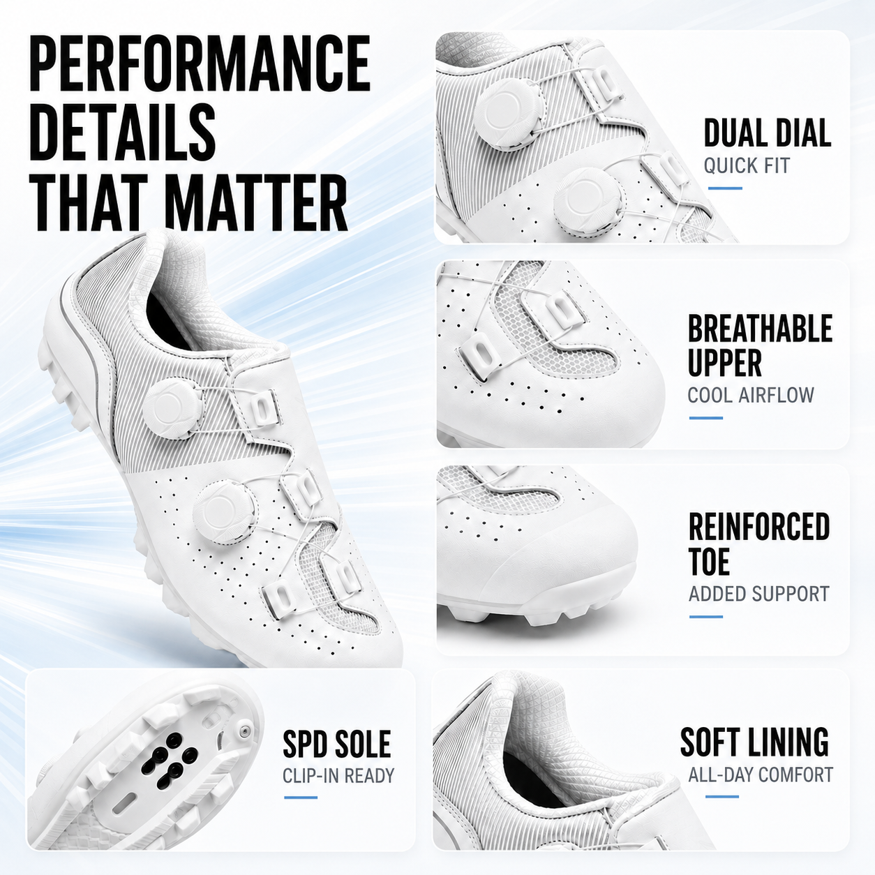 Nordspur | Sprintlock Self-Locking SPD Road Cycling Shoe