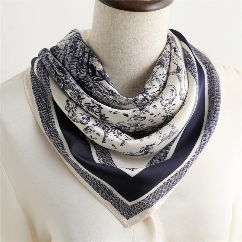 Nordspur | Square Simulated Silk Scarf