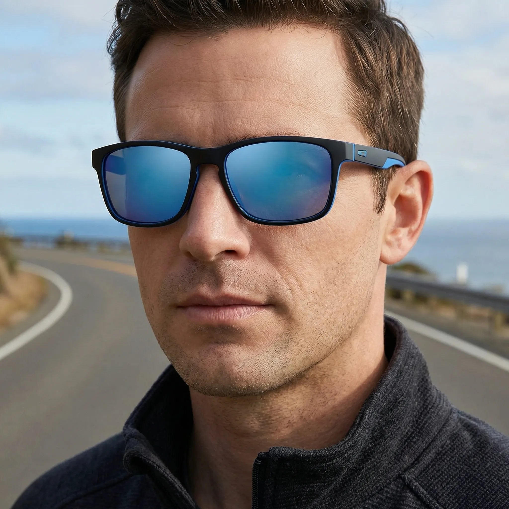 Nordspur | Squarex Square Frame Polarised Sports Sunglasses
