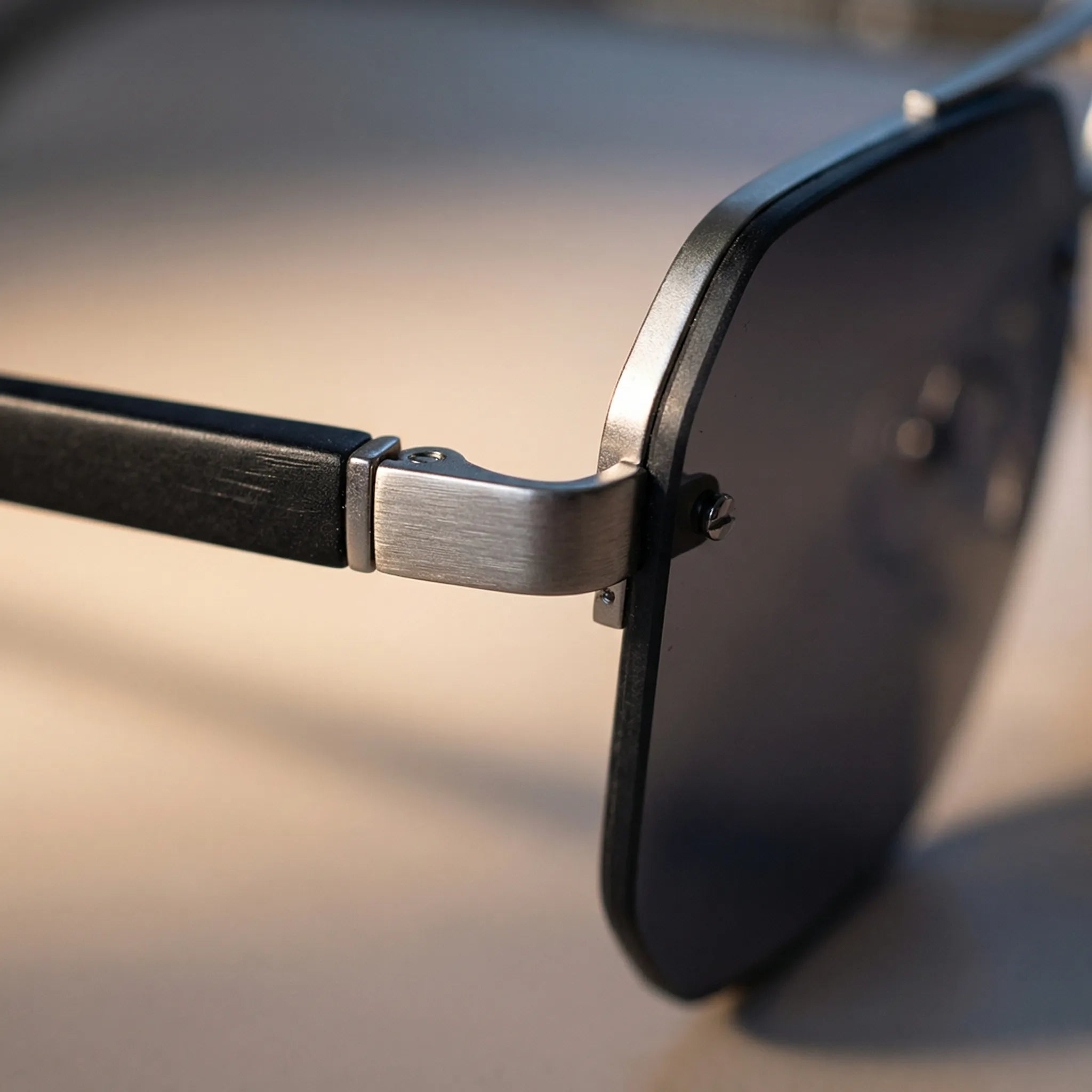 Nordspur | Squarix Square Half-Frame Retro Sunglasses