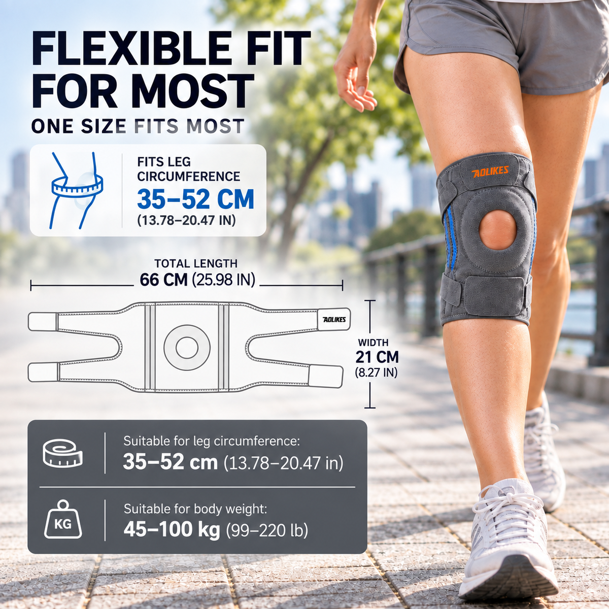 Nordspur | StabilioKnee Open Patella Knee Brace