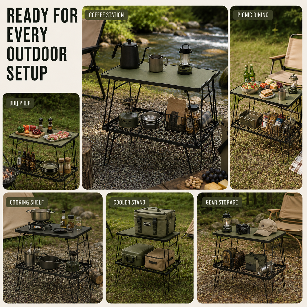Nordspur | Stackly Stackable Foldable Outdoor Camping Table