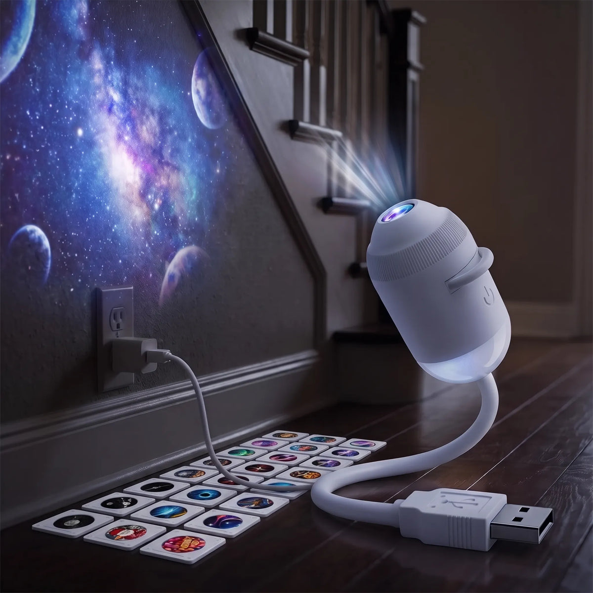 Nordspur | Stardrift USB Galaxy Projector Night Light