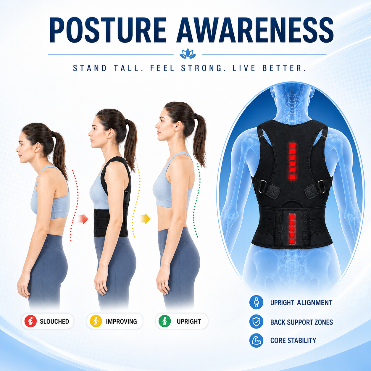 Nordspur | Staturia Adjustable Back Support Brace