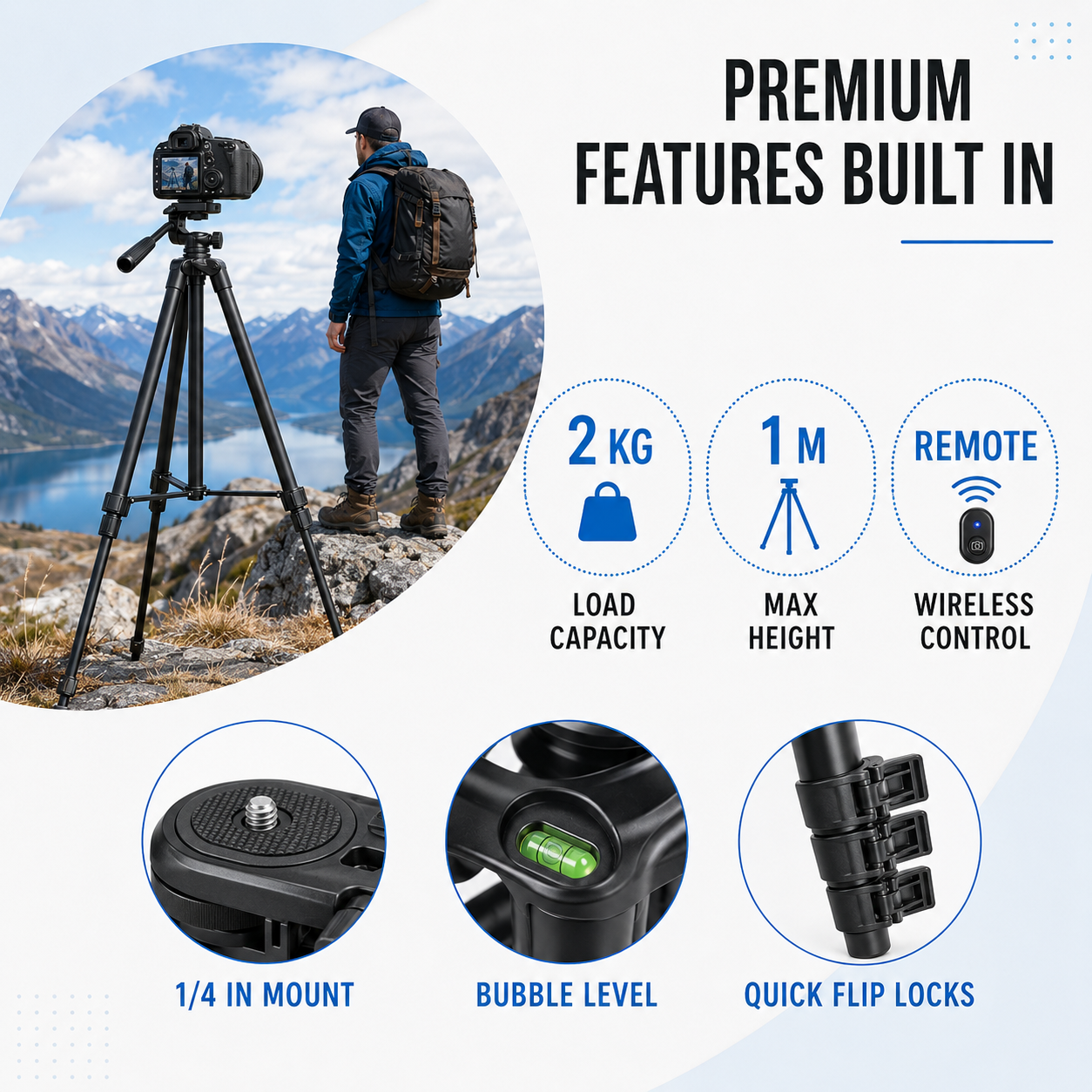 Nordspur | SteadiReach Lightweight Camera Tripod