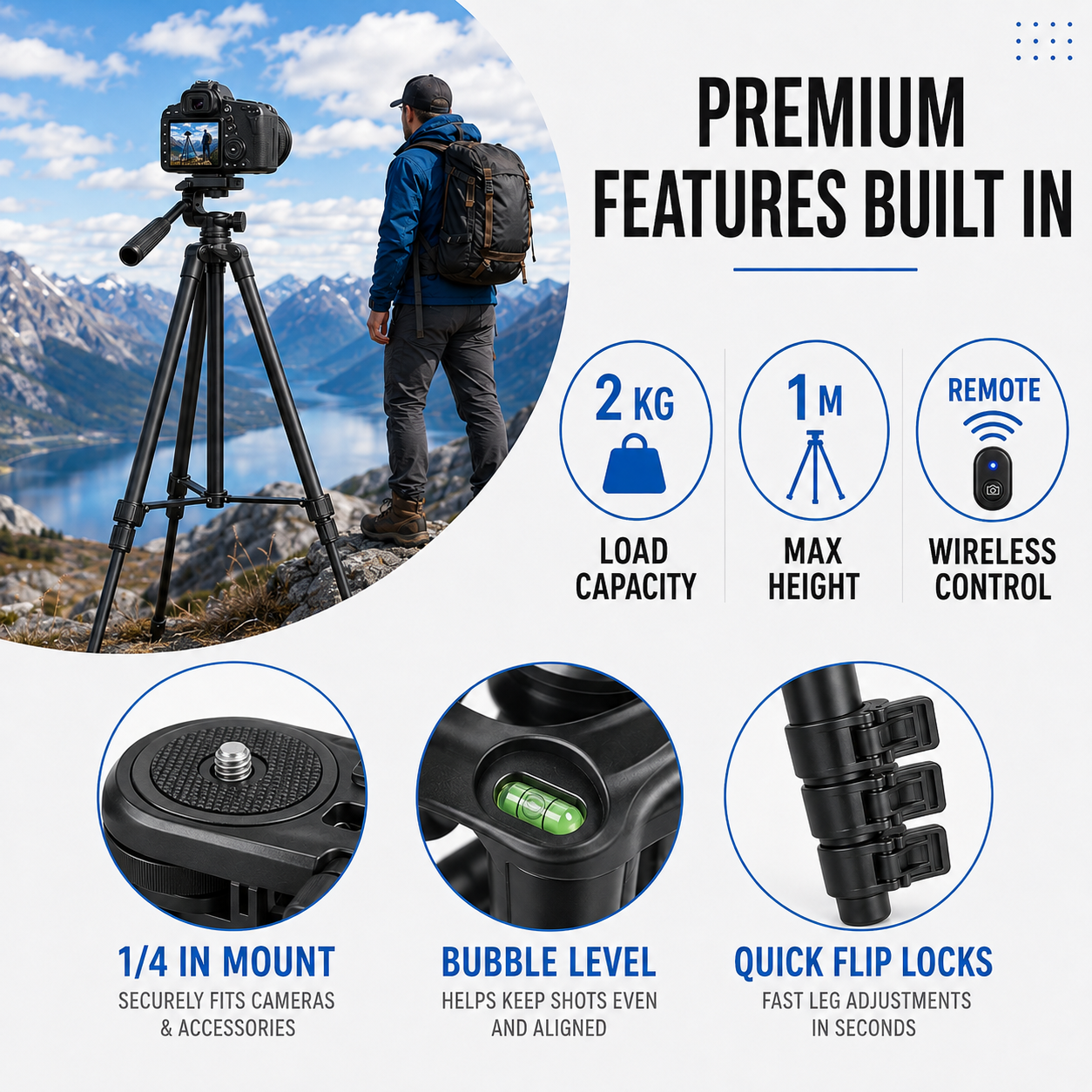 Nordspur | SteadiReach Lightweight Camera Tripod