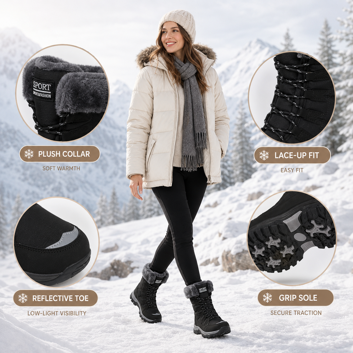 Nordspur | Stonepath Mid Calf Boots