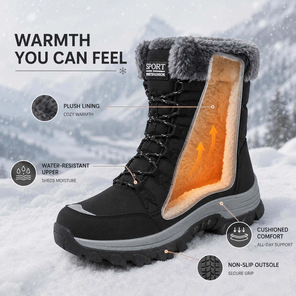 Nordspur | Stonepath Mid Calf Boots