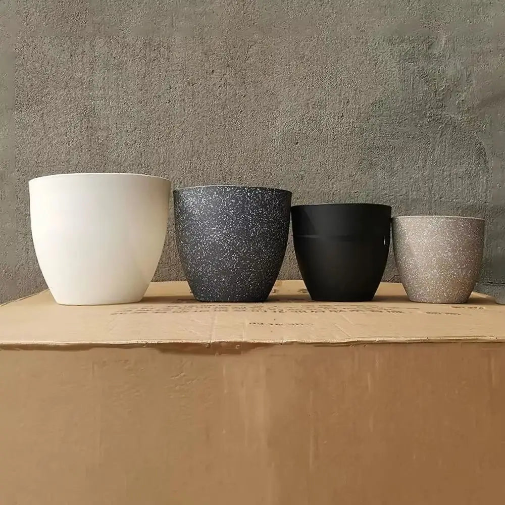 Nordspur | Stonveil Large Frosted Stone-Effect Bonsai Pot