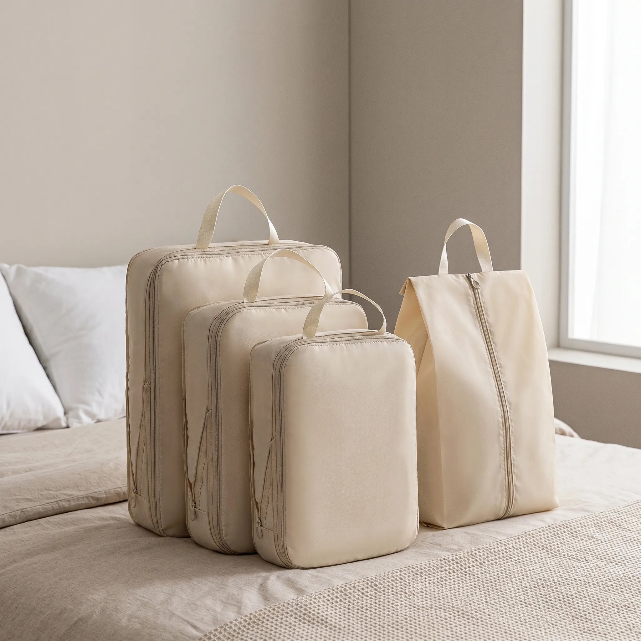 Nordspur | StowMate Four-Piece Compression Luggage Set