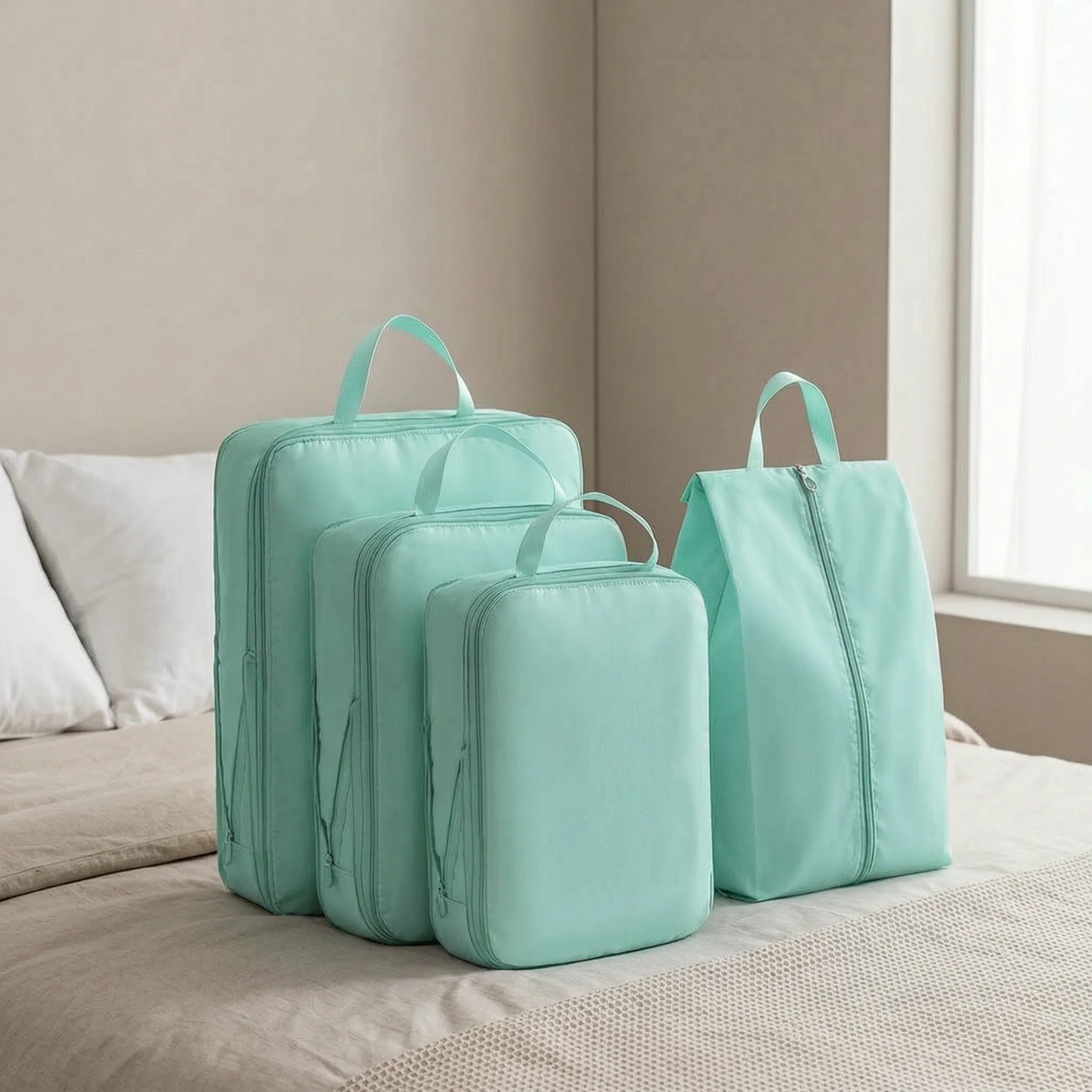 Nordspur | StowMate Four-Piece Compression Luggage Set
