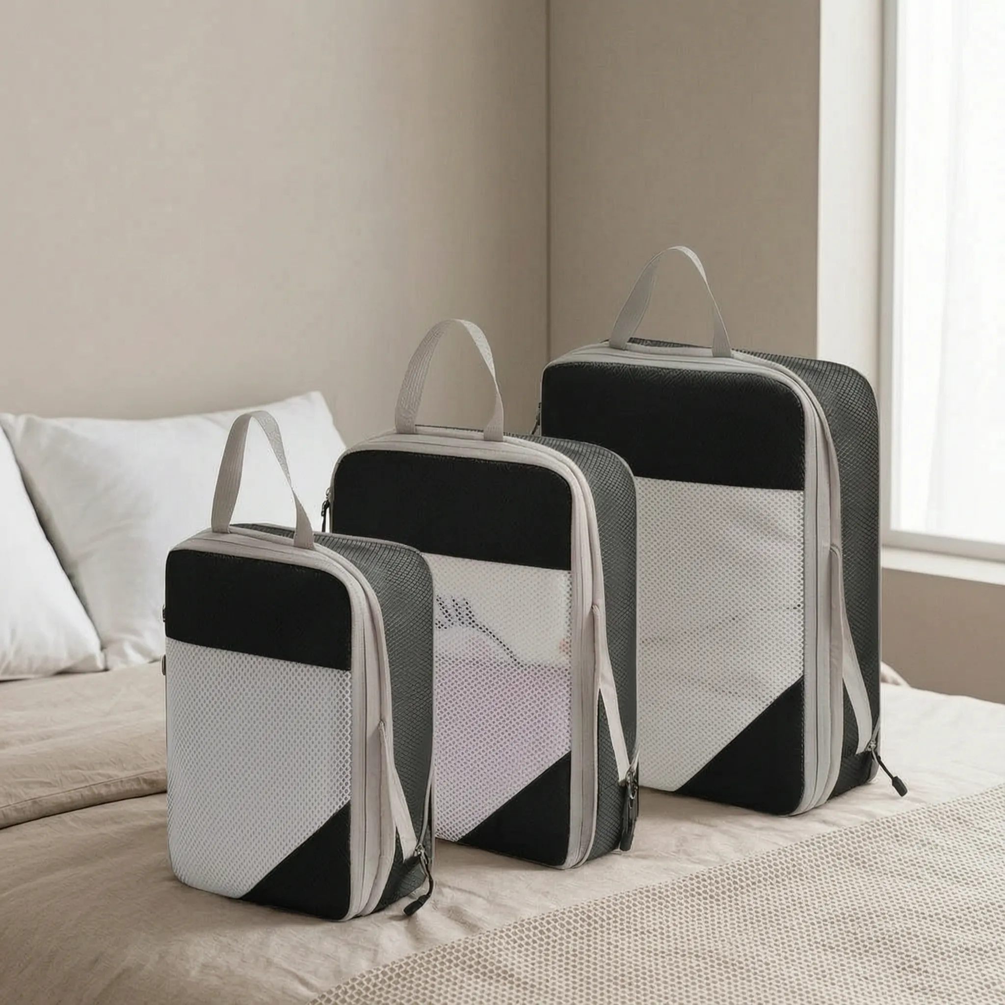Nordspur | StowMate Four-Piece Compression Luggage Set