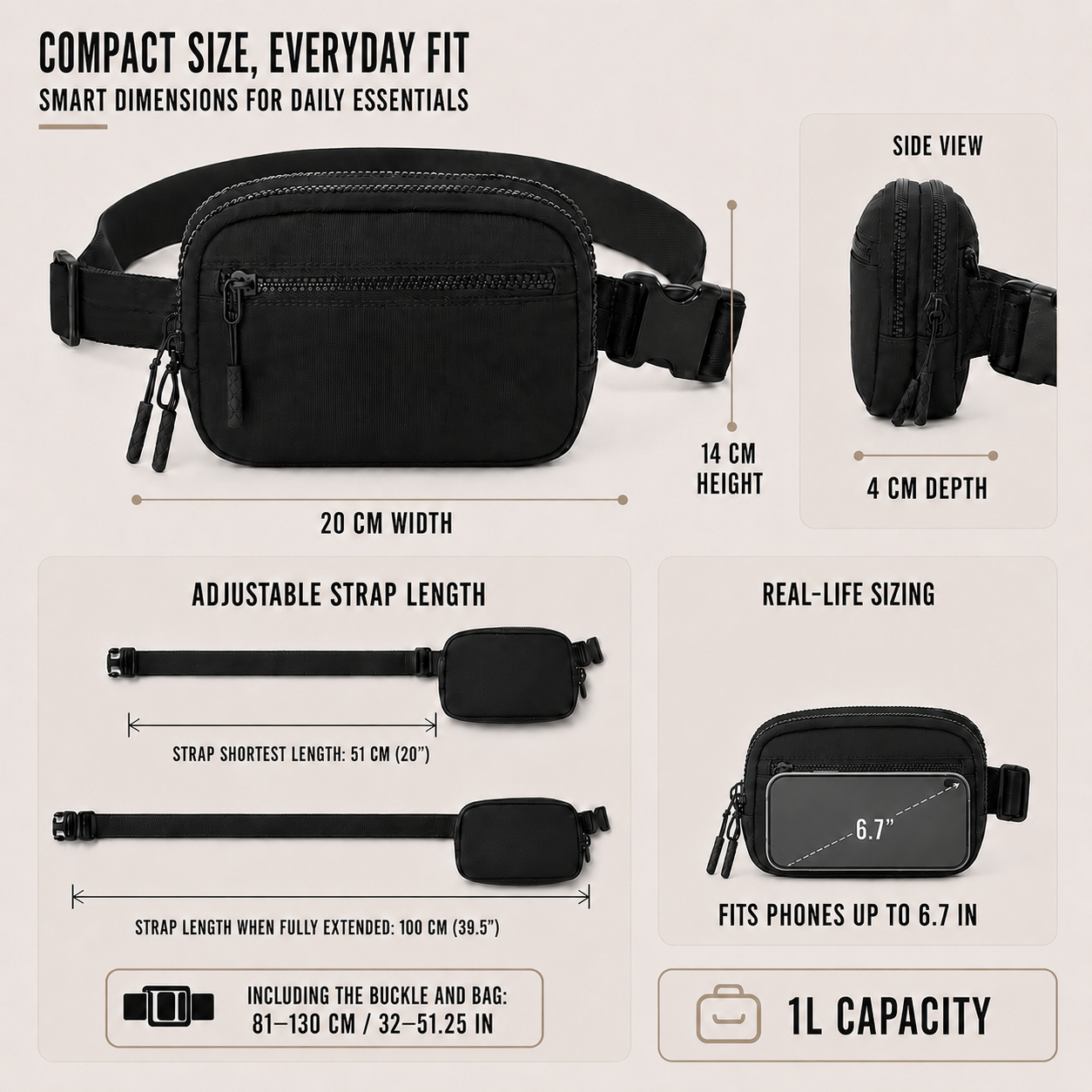 Nordspur | Strapwell Lightweight Nylon Waist Pack