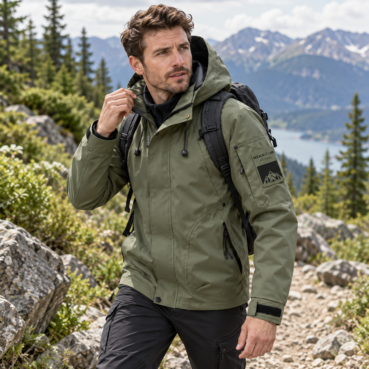 Nordspur | Strator Mens Lightweight Waterproof Outdoor Jacket