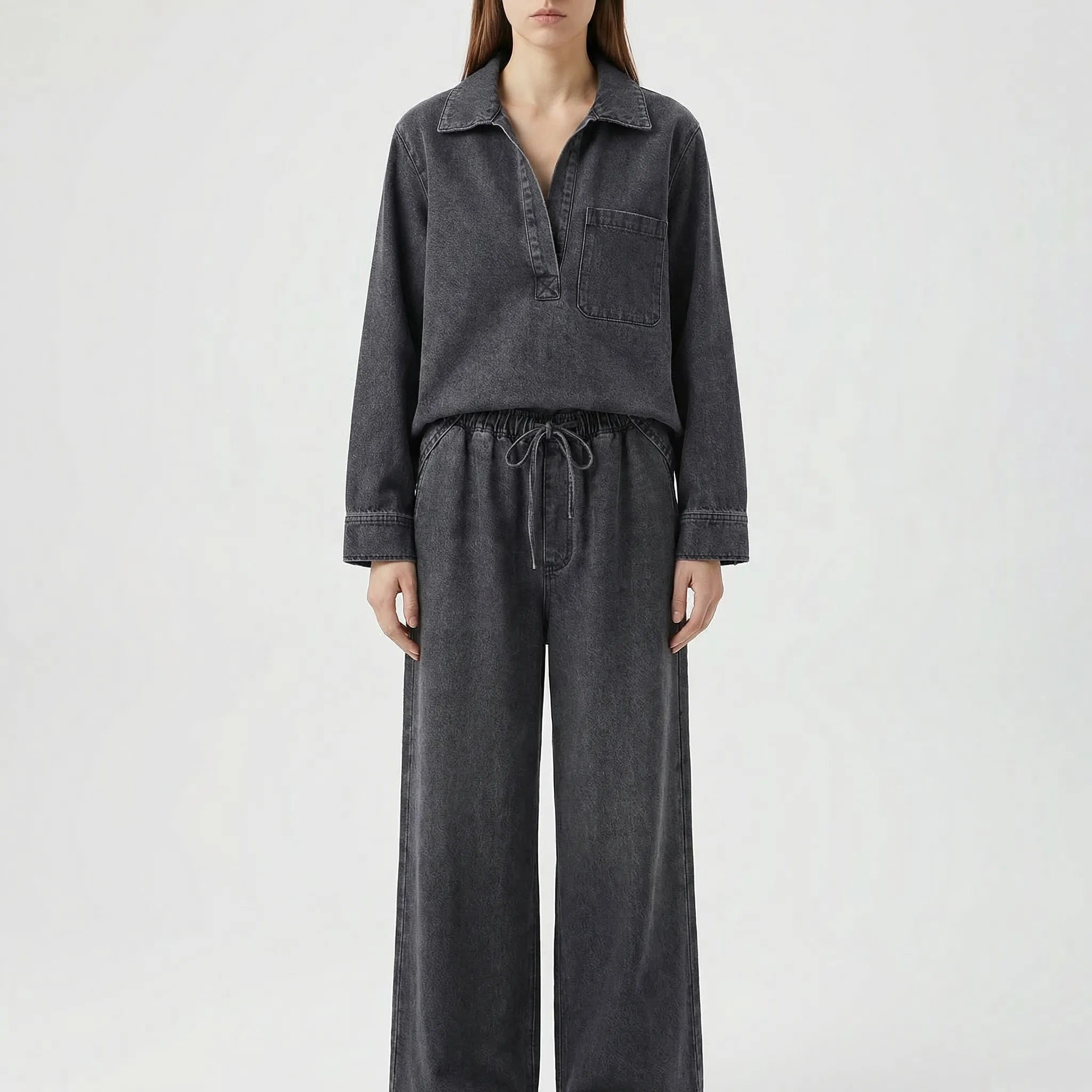 Nordspur | Stratum Washed Denim Two-Piece Co-Ord Set