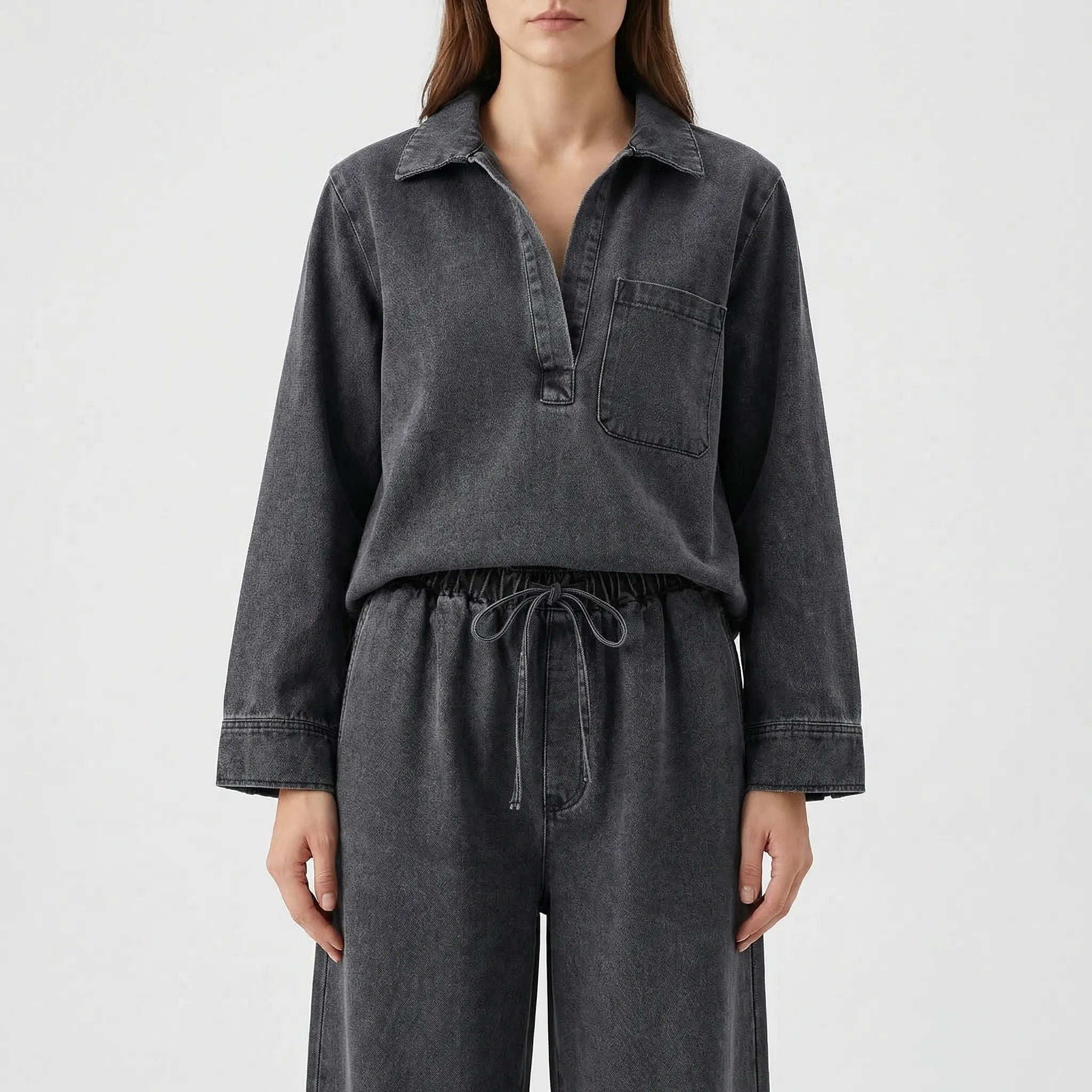 Nordspur | Stratum Washed Denim Two-Piece Co-Ord Set