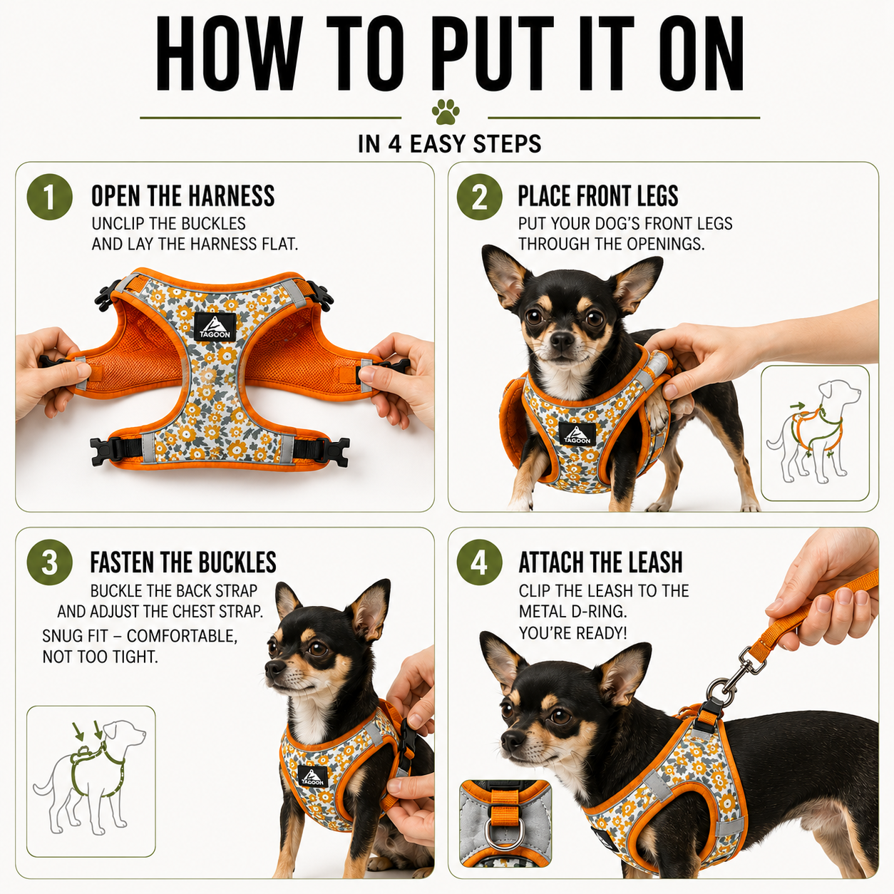 Nordspur | Striddler Adjustable No-Pull Pet Harness Set