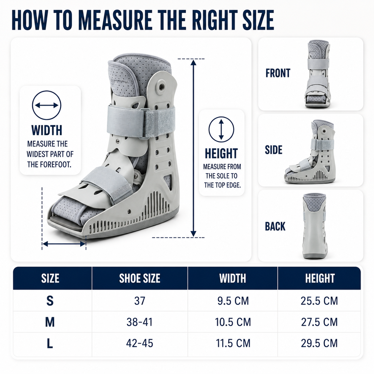 Nordspur | Stridefix Inflatable Air Cam Walking Boot