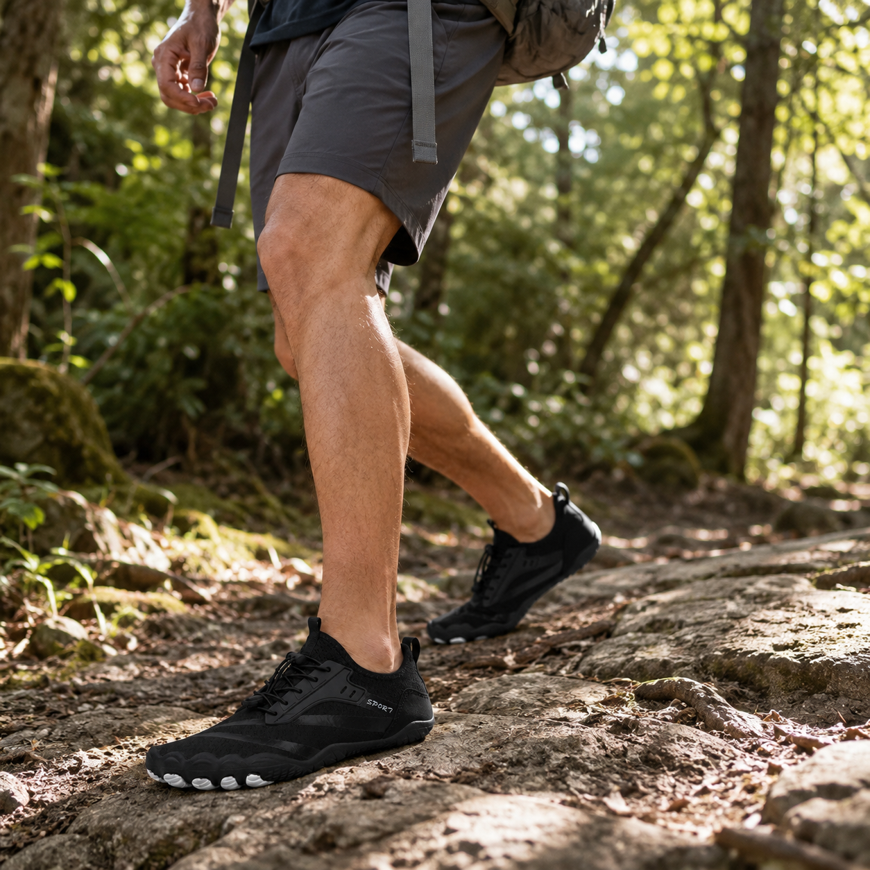 Nordspur | Strideox Barefoot Trail Shoes | Non-Slip Minimalist Hiking Shoes