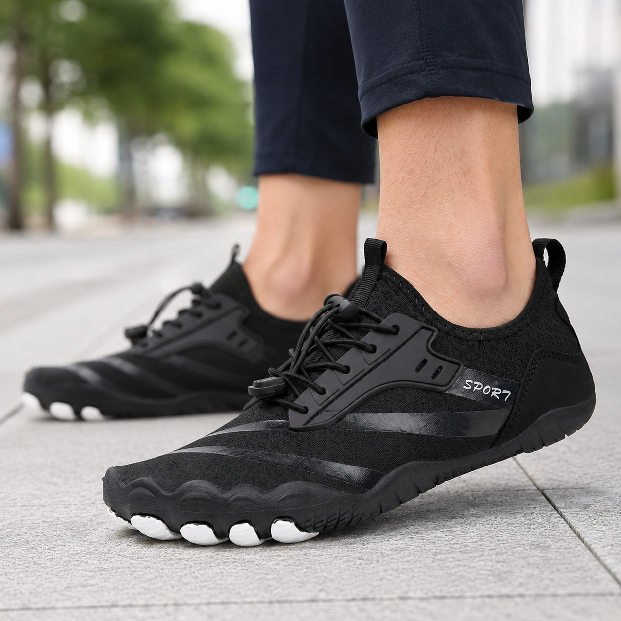 Nordspur | Strideox Wide Toe Box Trainers | Barefoot Shoes for Wide Feet