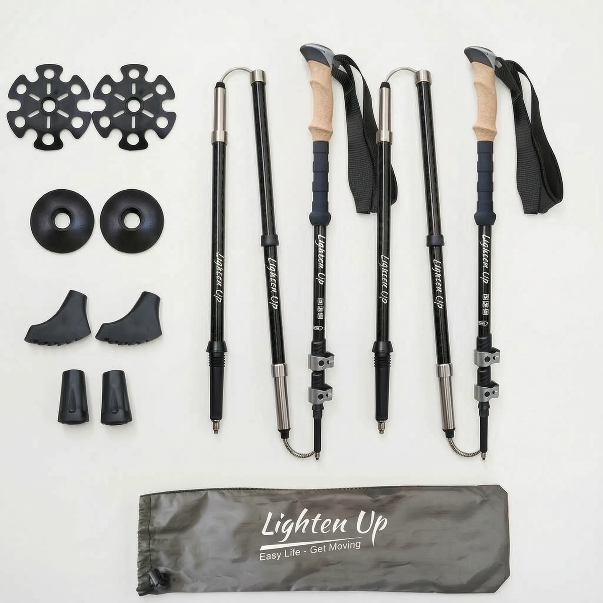 Nordspur | Stridora Telescopic Lightweight Adjustable Trekking Poles