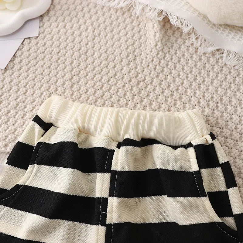 Nordspur | Strippio Striped Short-Sleeve T-Shirt And Shorts Set